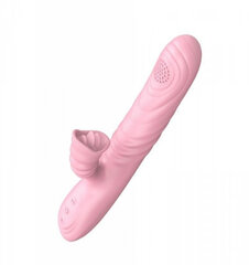 Boss Of Toys Wibrator-Angelia, USB 3 functions of thrusting / 20 vibrations Flesh цена и информация | БДСМ и фетиш | kaup24.ee