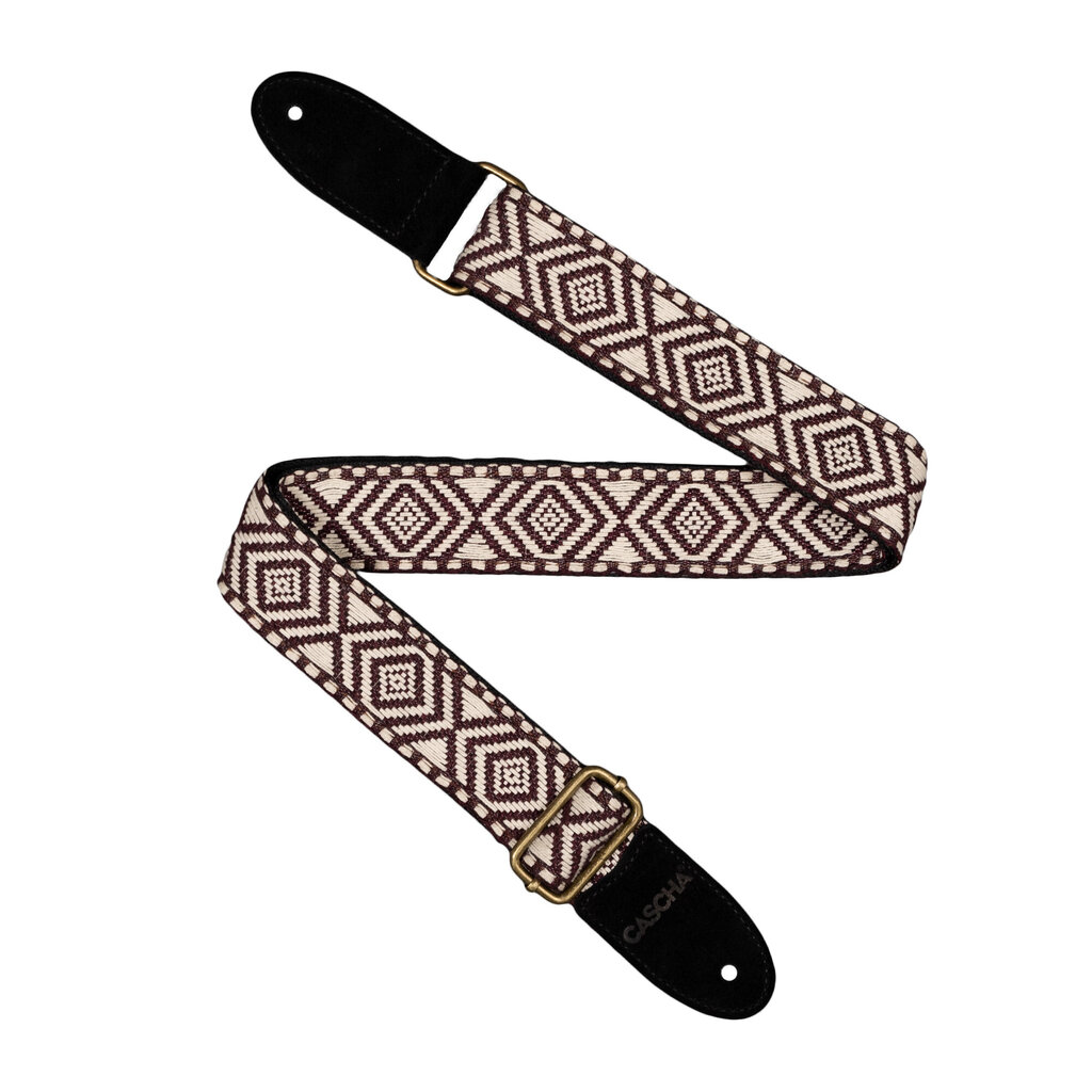 Ukulele rihm Cascha Jacquard - Ethnic Brown CUS-JW6 цена и информация | Muusikariistade tarvikud | kaup24.ee