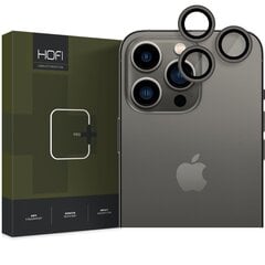 KAAMERAKATE HOFI CAMRING PRO+ IPHONE 14 PRO | 14 PRO MAX MUST hind ja info | Ekraani kaitsekiled | kaup24.ee