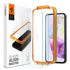 SPIGEN ALM GLAS.TR 2-PACK GALAXY A35 5G LÄBIPAISTEV KARASTATUD KLAAS hind ja info | Ekraani kaitsekiled | kaup24.ee