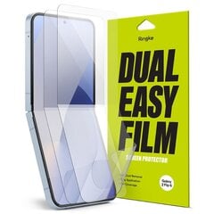 RINGKE DUAL EASY 2-PACK GALAXY Z FLIP 6 LÄBIPAISTEV KAITSEKILE hind ja info | Ekraani kaitsekiled | kaup24.ee