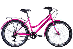 Bicycle 26" Discovery PRESTIGE WOMAN Vbr raam-17"" roosa tagaraamiga poritiibaga hind ja info | Jalgrattad | kaup24.ee