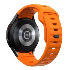 TECH-PROTECT SILIKOON LINE SAMSUNG GALAXY WATCH 4 | 5 | 5 PRO | 6 | 7 | FE ORANŽ hind ja info | Nutikellade ja nutivõrude tarvikud | kaup24.ee