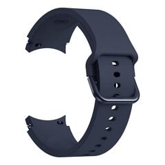 СИЛИКОНОВЫЕ ЧАСЫ SAMSUNG GALAXY WATCH 4 | 5 | 5 PRO | 6 | 7 | FE NAVY BLUE цена и информация | Аксессуары для смарт-часов и браслетов | kaup24.ee