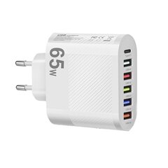 Kiirlaadija Lyk-881, 6 USB pesaga, 65W. hind ja info | Mobiiltelefonide laadijad | kaup24.ee