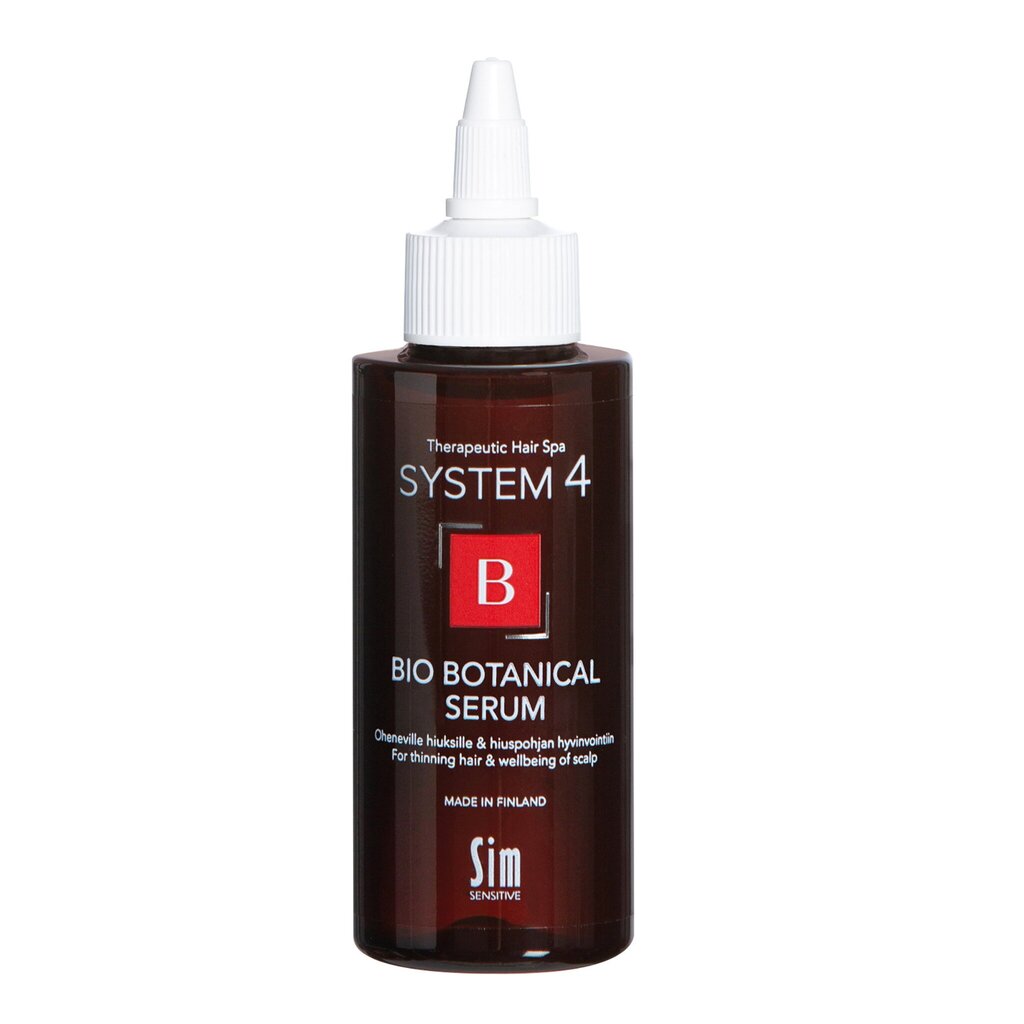 Hooldusvedelik hõrenevatele juustele ja peanaha heaolule System4 B Bio Botanical Serum 50 ml цена и информация | Maskid, õlid, seerumid | kaup24.ee