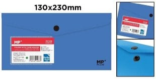 Конверт пластиковый с зажимом МП, С65 (230х130мм), 240мкр, прозрачный, 1 шт цена и информация | Канцелярские товары | kaup24.ee