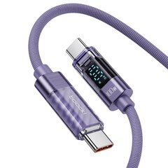 Кабель для быстрой зарядки Toocki USB C - USB C 100 Вт цена и информация | Кабели для телефонов | kaup24.ee