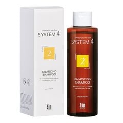 Värvitud juuksed ja kuiv peanahk System4 2 Balancing Shampoo 250 ml hind ja info | Šampoonid | kaup24.ee