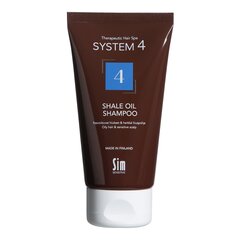 Liiga rasvased juuksed ja tundlik peanahk System4 4 Shale Oil Shampoo 75 ml hind ja info | Šampoonid | kaup24.ee