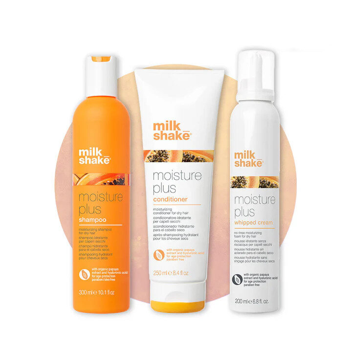 Juuksehoolduskomplekt Milk Shake Moisture Plus Trio hind ja info | Šampoonid | kaup24.ee