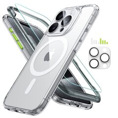 ESR CLASSIC PRO SET HALOLOCK MAGSAFE IPHONE 15 PRO CLEAR цена и информация | Чехлы для телефонов | kaup24.ee