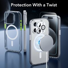 ESR CLASSIC PRO SET HALOLOCK MAGSAFE IPHONE 15 PRO CLEAR цена и информация | Чехлы для телефонов | kaup24.ee