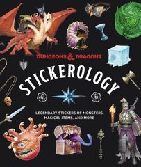 Dungeons & Dragons Stickerology: Legendary Stickers of Monsters, Magical Items, and More: Stickers for Journals, Water Bottles, Laptops, Planners, and More hind ja info | Tervislik eluviis ja toitumine | kaup24.ee