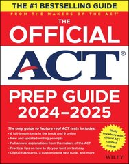 Official ACT Prep Guide 2024-2025: Book plus 9 Practice Tests plus 400 Digital Flashcards plus Online Course цена и информация | Книги по социальным наукам | kaup24.ee