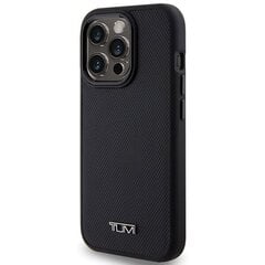 Tumi TUHMP15LRBAK iPhone 15 Pro 6.1" czarny|black hardcase Leather Balistic Pattern MagSafe цена и информация | Чехлы для телефонов | kaup24.ee