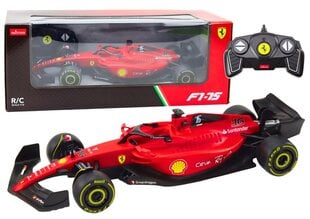 Kaugjuhitav Ferrari F1-75 sportauto 1:18, punane hind ja info | Poiste mänguasjad | kaup24.ee