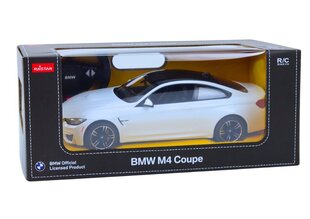 Kaugjuhtimispuldiga BMW M4 Copue 1:14, valge hind ja info | Poiste mänguasjad | kaup24.ee