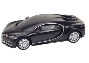 Bugatti Veyron Chiron 1:24 puldiga auto, must hind ja info | Poiste mänguasjad | kaup24.ee