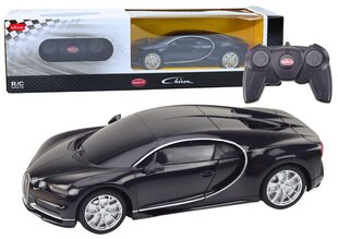 Bugatti Veyron Chiron 1:24 puldiga auto, must hind ja info | Poiste mänguasjad | kaup24.ee