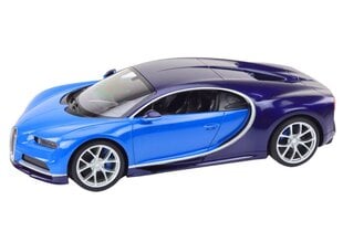 Bugatti Veyron Chiron 1:14 kaugjuhtimispuldiga, sinine hind ja info | Poiste mänguasjad | kaup24.ee