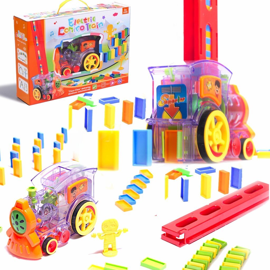 Domino pusle Locomotive Train KidsPro цена и информация | Arendavad mänguasjad | kaup24.ee