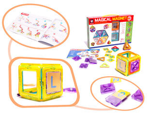 Magnetklotsid KidsPro Magical Magnet, 20 tk hind ja info | Klotsid ja konstruktorid | kaup24.ee