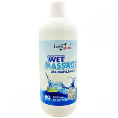 Lovestim WET MASSAGE 500ml WYSOKIEJ JAKOŚCI GĘSTY ŻEL 2W1 цена и информация | Лубриканты | kaup24.ee