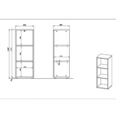 MAILAND/AGENDA 4230-547 RIIUL 45h120 GRAFIIT hind ja info | Arvutilauad, kirjutuslauad | kaup24.ee