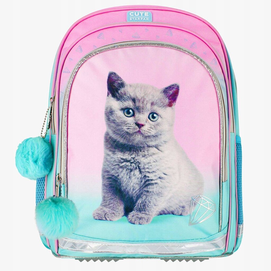 Kooli seljakott Starpak Ombre Kitty 531586 цена и информация | Koolikotid, sussikotid | kaup24.ee