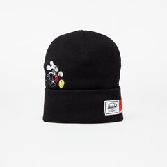 Шапка Herschel Elmer Beanie Mickey Black цена и информация | Мужские шарфы, шапки, перчатки | kaup24.ee