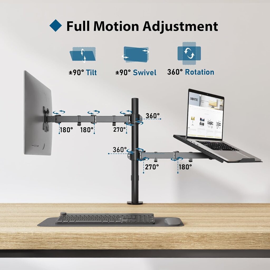 BONTEC monitori hoidja цена и информация | Monitori hoidjad | kaup24.ee