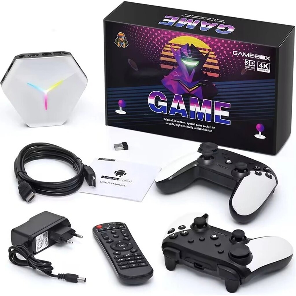 HappyJoe X10+, 64GB, 10000 games, TV Box, Wifi hind ja info | Mängukonsoolid | kaup24.ee