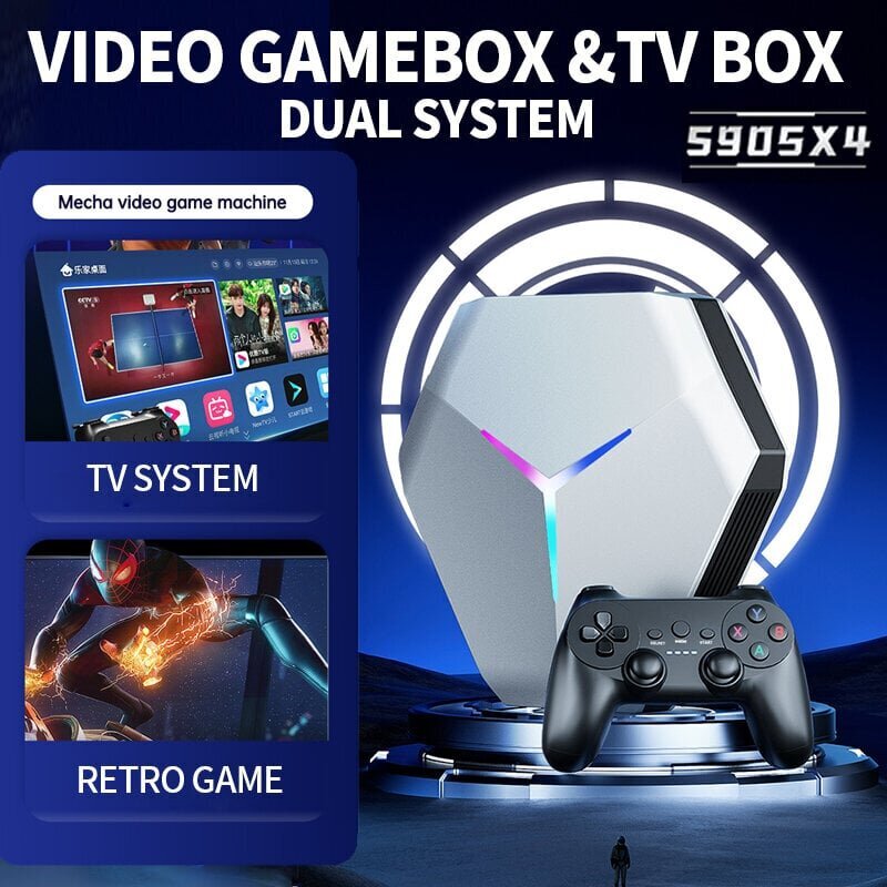 HappyJoe X10+, 64GB, 10000 games, TV Box, Wifi hind ja info | Mängukonsoolid | kaup24.ee