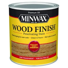 Õliplekk puidule, Minwax, Wood Finish, 236ml, Puritan Pine hind ja info | Krundid, pahtel jne. | kaup24.ee