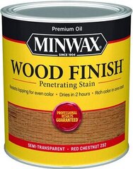 Õliplekk puidule, Minwax, Wood Finish, 236ml, Red Chestnut hind ja info | Krundid, pahtel jne. | kaup24.ee