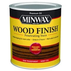 Õliplekk puidule, Minwax, Wood Finish, 236ml, Honey hind ja info | Krundid, pahtel jne. | kaup24.ee