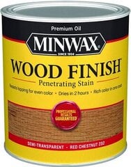 Õliplekk puidule, Minwax, Wood Finish, 946ml, Red Chestnut hind ja info | Krundid, pahtel jne. | kaup24.ee