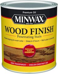 Õliplekk puidule, Minwax, Wood Finish, 946ml, English Chestnut hind ja info | Krundid, pahtel jne. | kaup24.ee