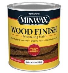 Õliplekk puidule, Minwax, Wood Finish, 946ml, Dark Walnut hind ja info | Krundid, pahtel jne. | kaup24.ee