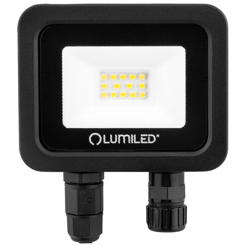 LED-valgusti ZUME 10W 1100lm 4000K IP65 Must Advanced Lighting Series LUMILED seeria LUMILED цена и информация | Aia- ja õuevalgustid | kaup24.ee