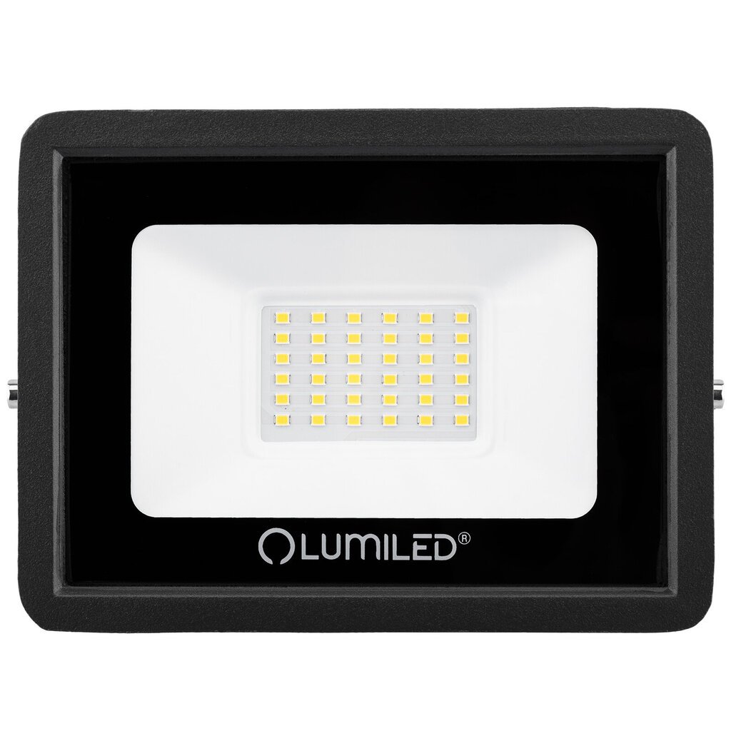 LED-valgusti ZUNA 30W 2700lm 4000K IP65 must LUMILED hind ja info | Aia- ja õuevalgustid | kaup24.ee