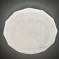 Plafond LED pinnapealne GLORY 12W 4000K IP44 valge ümmargune DIAMOND 26cm LUMILED цена и информация | Aia- ja õuevalgustid | kaup24.ee