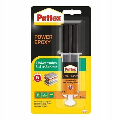 Pattex Power Epoxy Universal liim 5 min 25ml hind ja info | Liimid | kaup24.ee