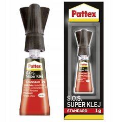 Pattex S.O.S. Super Liim Standard 1g hind ja info | Liimid | kaup24.ee