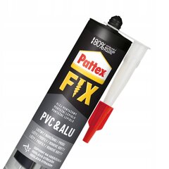 Pattex Fix PVC&amp;ALU liim 440g valge цена и информация | Клей | kaup24.ee