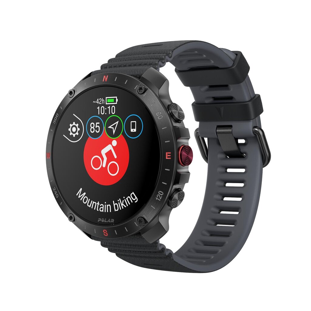 Polar Grit X2 Pro Spordi nutikell, Must, H10 pulsianduriga hind ja info | Nutivõrud (fitness tracker) | kaup24.ee