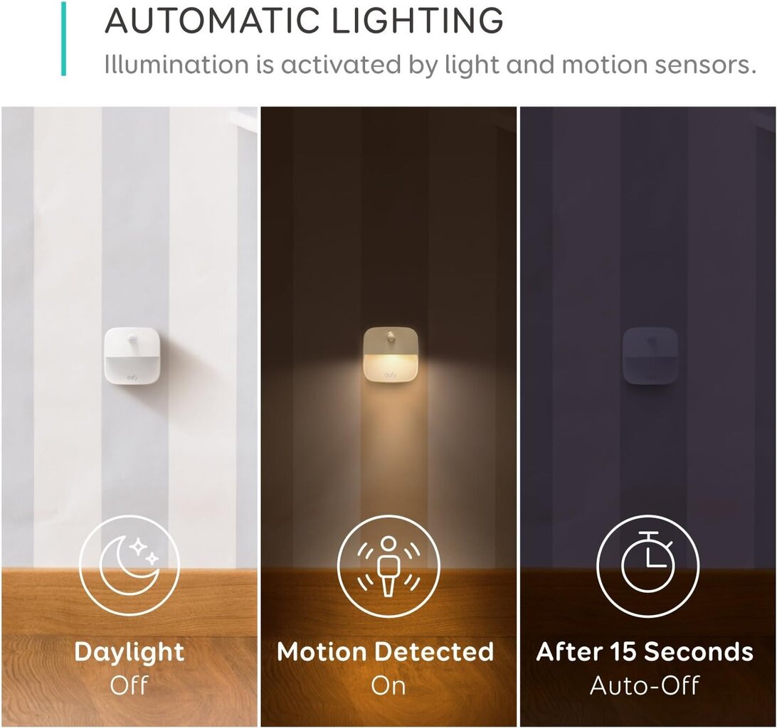 eufy Lumi LED öövalguste komplekt hind ja info | Seinavalgustid | kaup24.ee