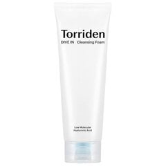 Torriden DIVE-IN Low Molecular Hyaluronic Acid Cleansing Foam 80 ml - näopuhastusvaht madala molekulaarse hüaluroonhappega. hind ja info | Näopuhastusvahendid | kaup24.ee