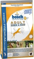 Bosch Tiernahrung Adult Lamb & Rice, 15 kg hind ja info | Kuivtoit koertele | kaup24.ee